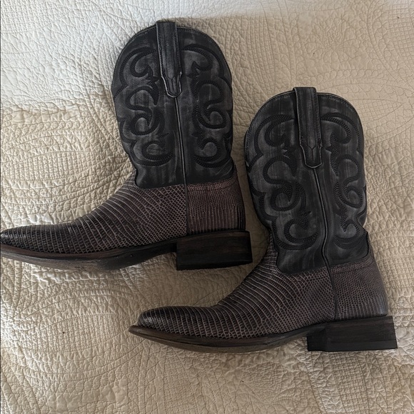 Tecovas Black lizard Leather Boots - Picture 5 of 6